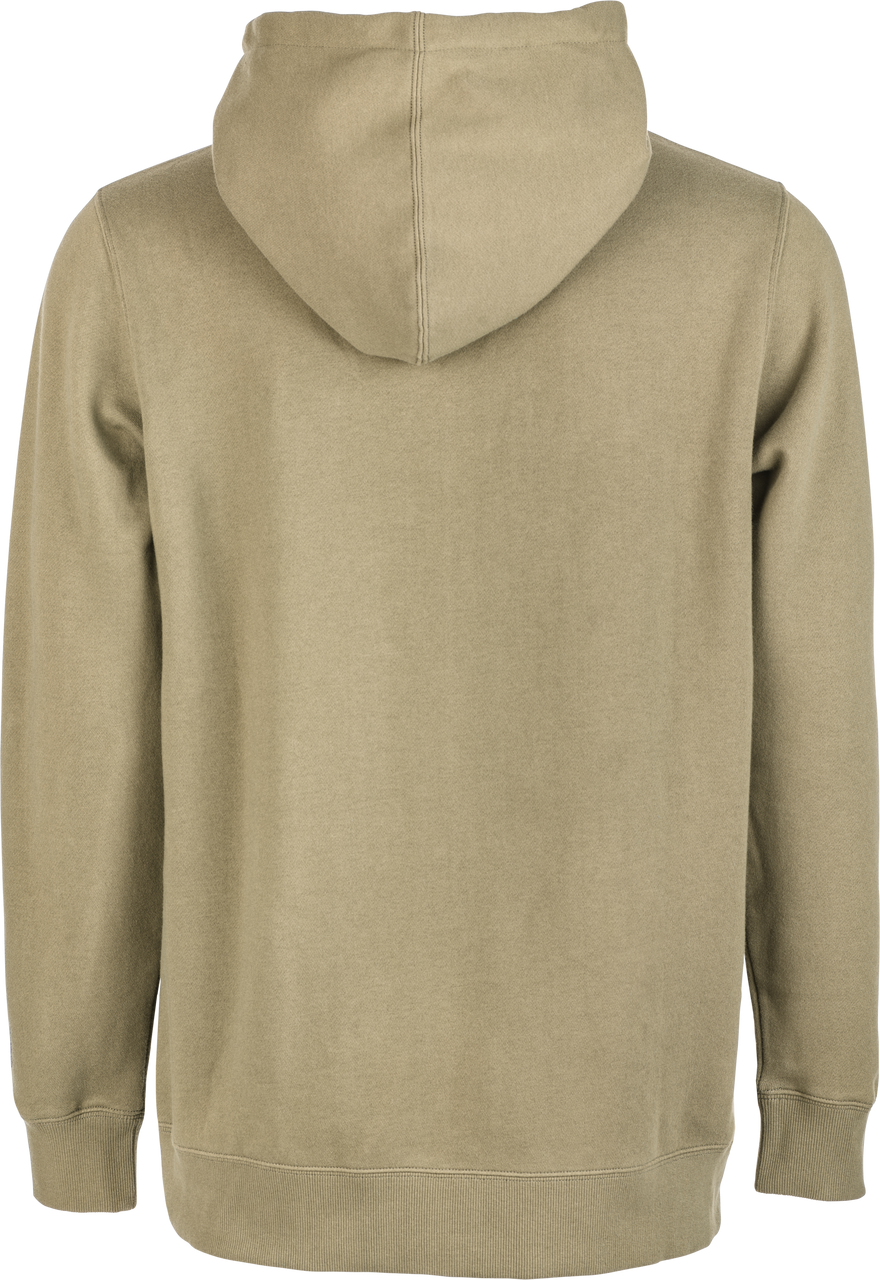 Fly Corporate Zip Up Hoodie Tan/Black Sm