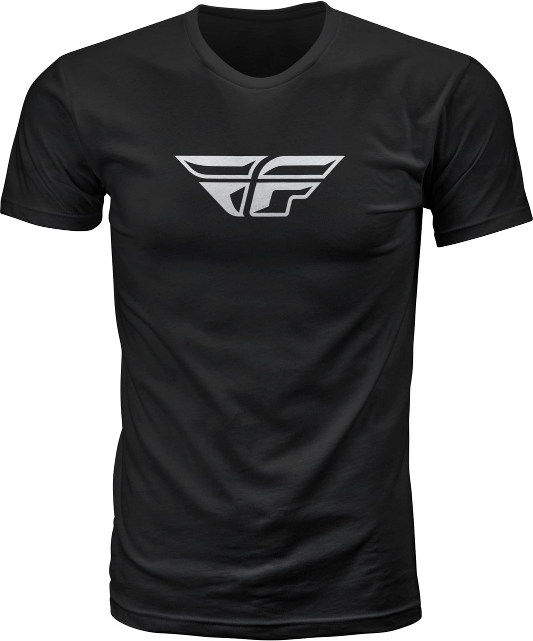 Fly F Wing Tee Black Sm