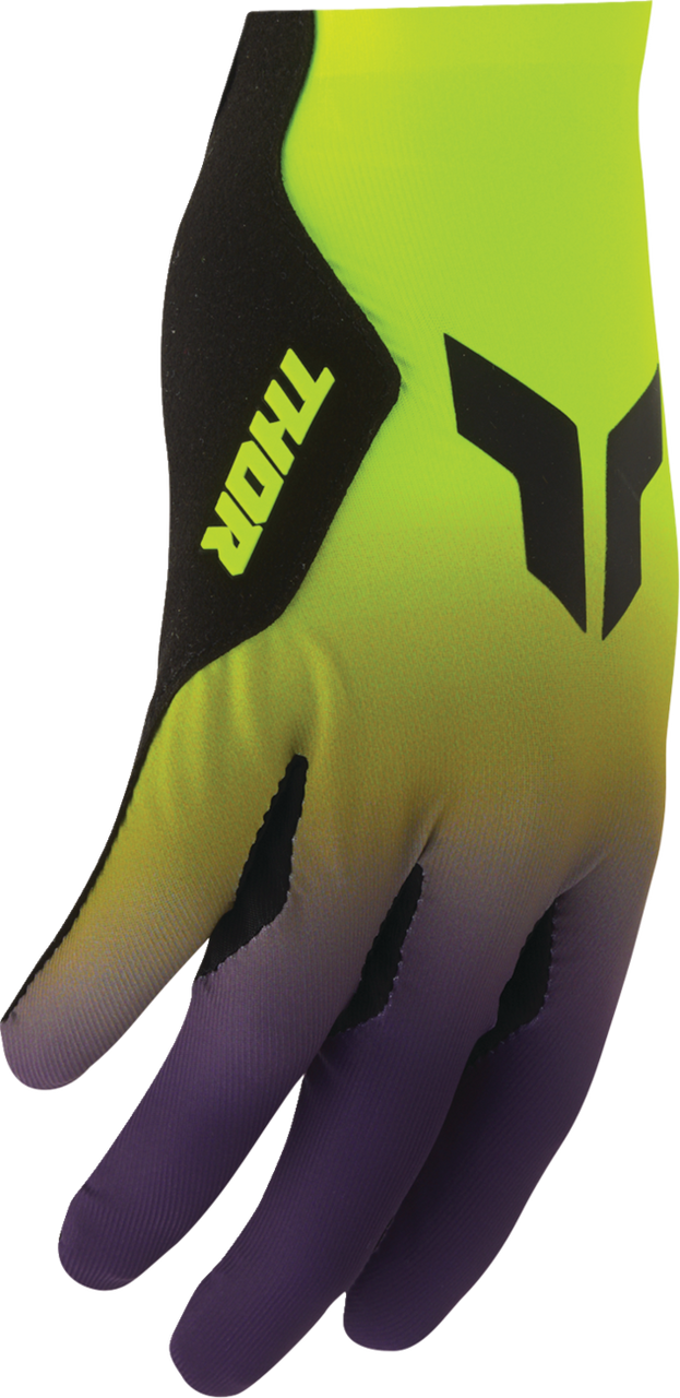 THOR Sportmode Iconic Gloves - Acid/Purple - 2XL 3330-9123