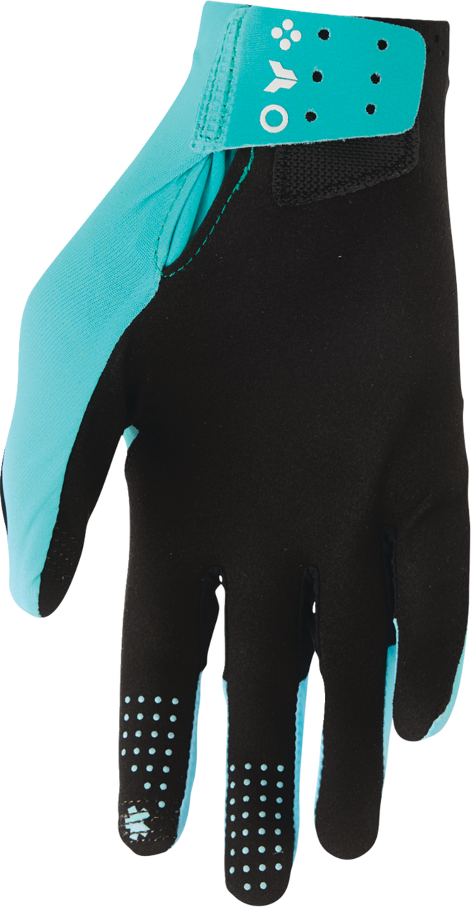 THOR Sportmode Iconic Gloves - Aqua/Powder Blue - 2XL 3330-9117