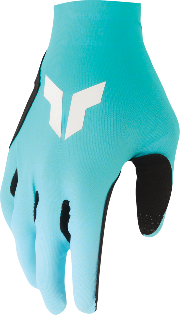 THOR Sportmode Iconic Gloves - Aqua/Powder Blue - Large 3330-9115