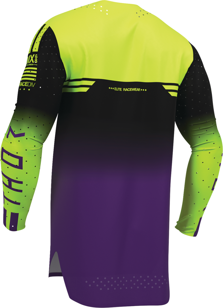 THOR Sportmode Geo Jersey - Black/Purple - XL 2910-8745