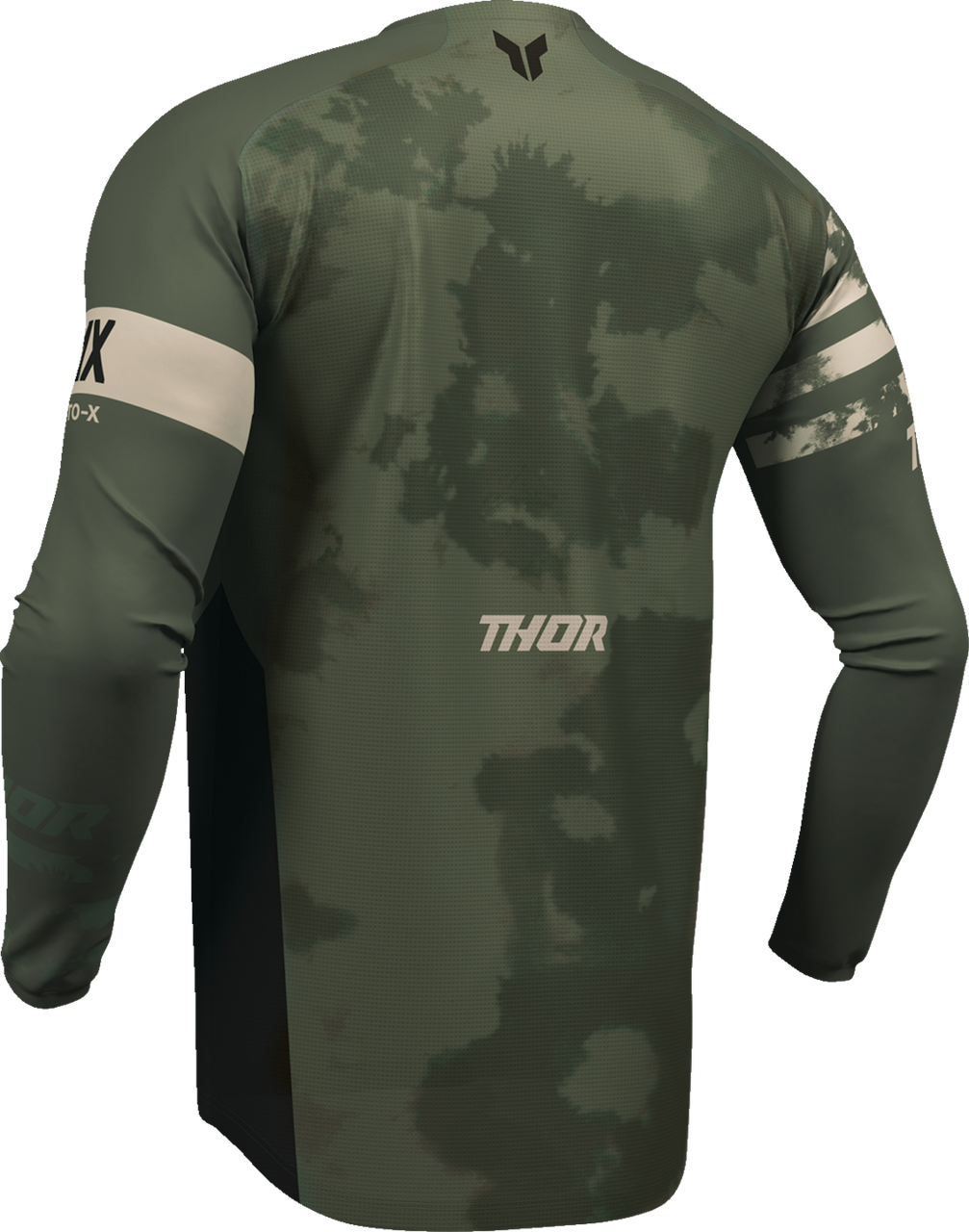 THOR Launchmode Bleach Jersey - Black/Camo - Small 2910-8394
