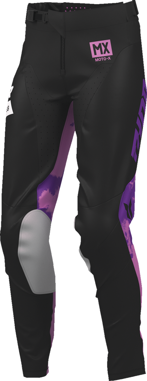 THOR Women's Launchmode Bleach Pants - Black/Orchid - US 00/0 2902-0423