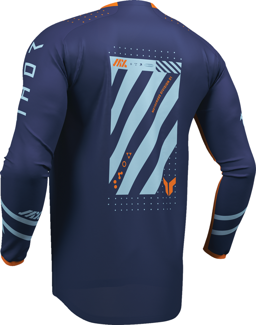 THOR Launchmode Futura Jersey - Navy/Orange - Medium 2910-8425