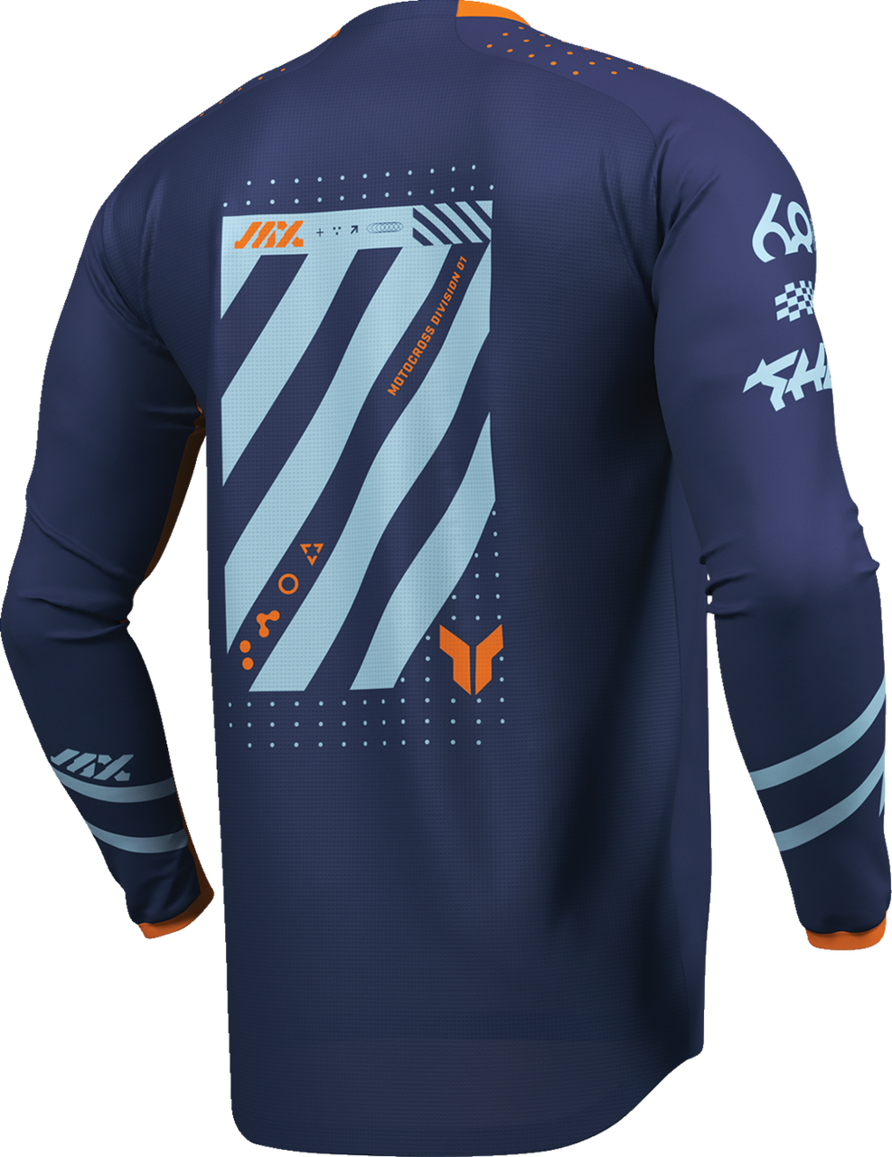 THOR Launchmode Futura Jersey - Navy/Orange - Medium 2910-8425