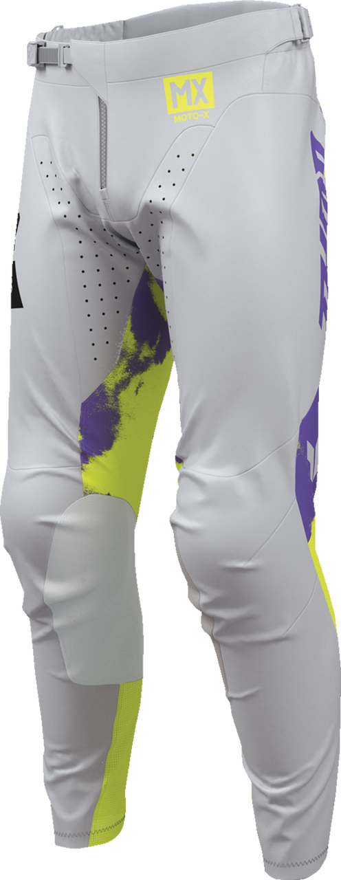 THOR Launchmode Bleach Pants - Gray/Acid - US 28 2901-12321
