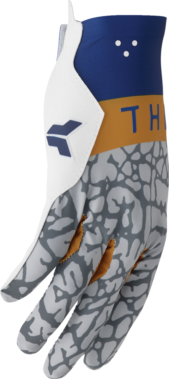 THOR Sportmode Bravo Gloves - Navy/Copper - Small 3330-8237