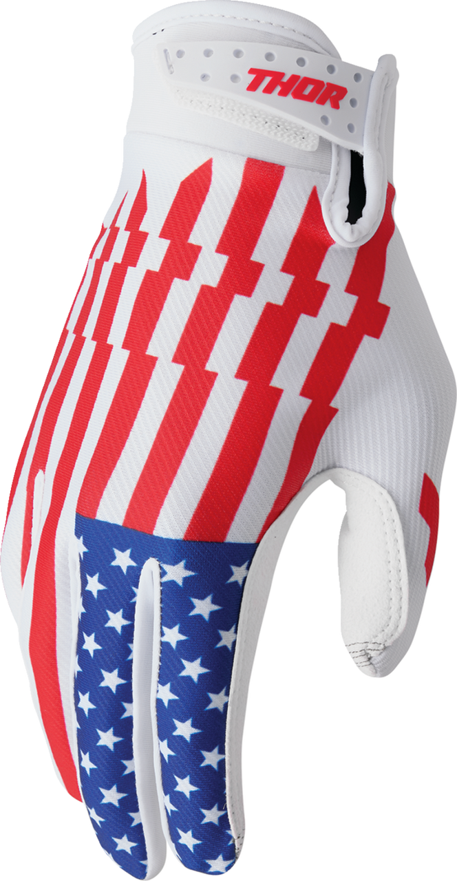 THOR Launchmode Gloves - Patriot - Large 3330-8209
