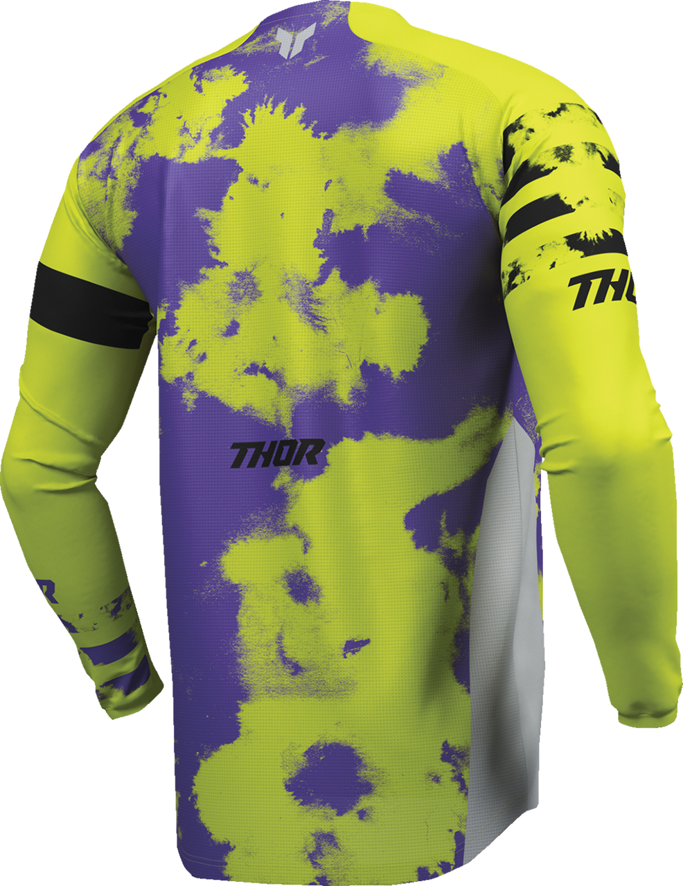 THOR Youth Launchmode Bleach Jersey - Gray/Acid - 2XS 2912-2578