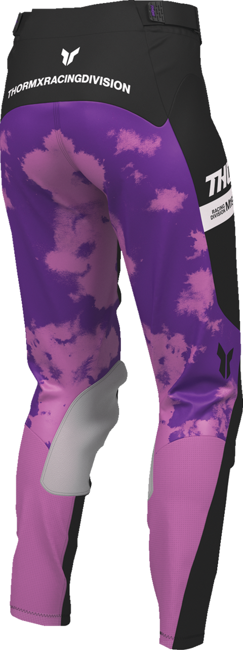 THOR Women's Launchmode Bleach Pants - Black/Orchid - US 9/10 2902-0428