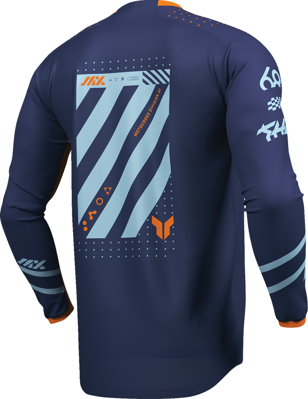 THOR Launchmode Futura Jersey - Navy/Orange - Small 2910-8424