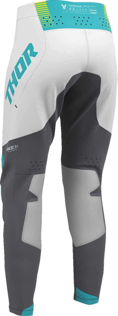 THOR Women's Sportmode Velocity Pants - Gray/Aqua - US 00/0 2902-0407
