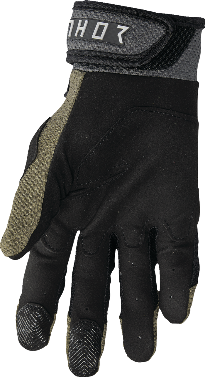 THOR Terrain Gloves - Army/Charcoal - Small 3330-8250