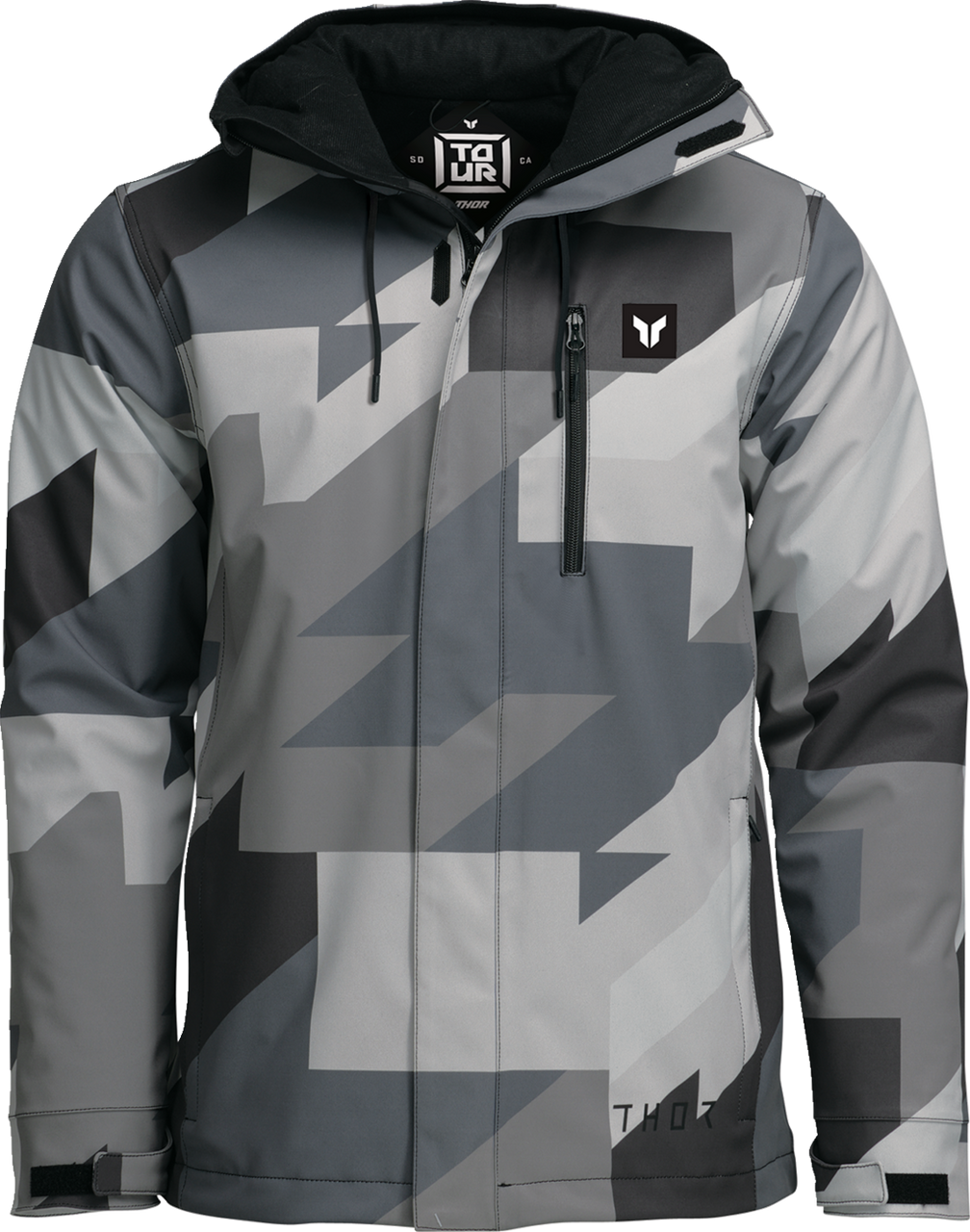 THOR Brave Tour Jacket - Gray/Black Camo - Medium 2920-0862