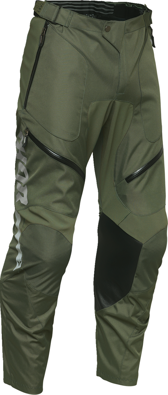 THOR Terrain In-the-Boot Pants - Army/Charcoal - US 32 2901-12184