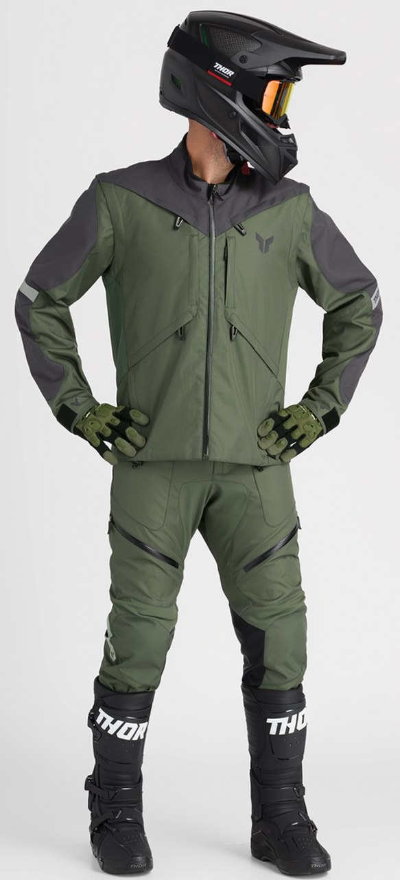 THOR Terrain In-the-Boot Pants - Army/Charcoal - US 38 2901-12187