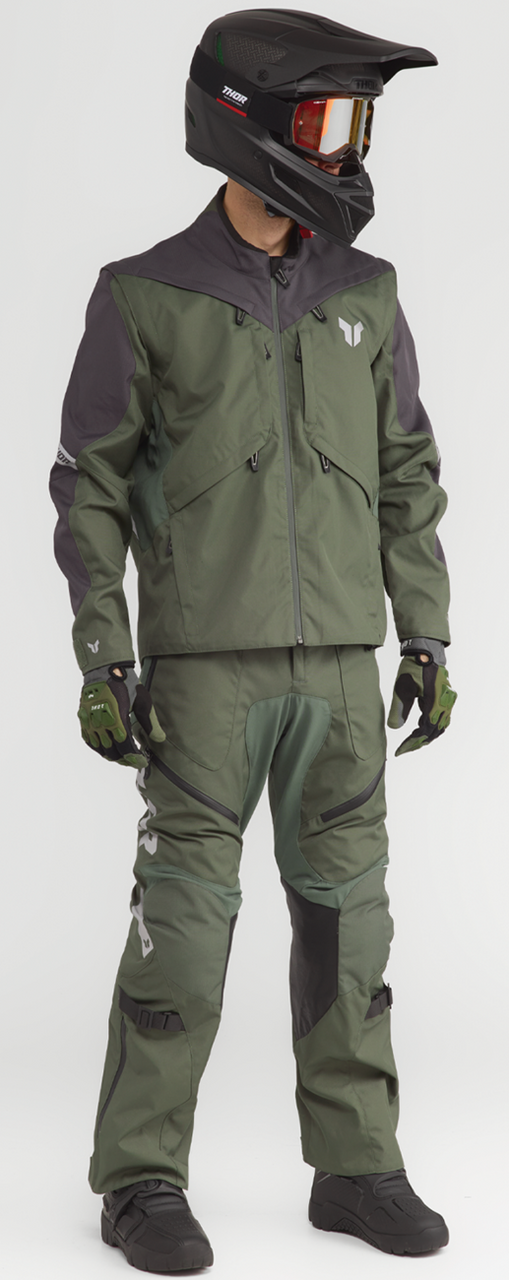 THOR Terrain Over-the-Boot Pants - Army/Charcoal - US 36 2901-12153