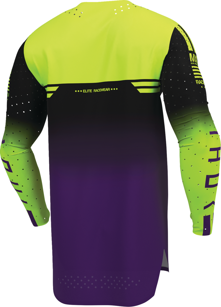 THOR Sportmode Geo Jersey - Black/Purple - Medium 2910-8743