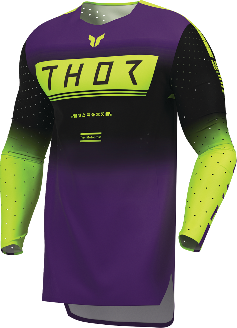 THOR Sportmode Geo Jersey - Black/Purple - Small 2910-8742