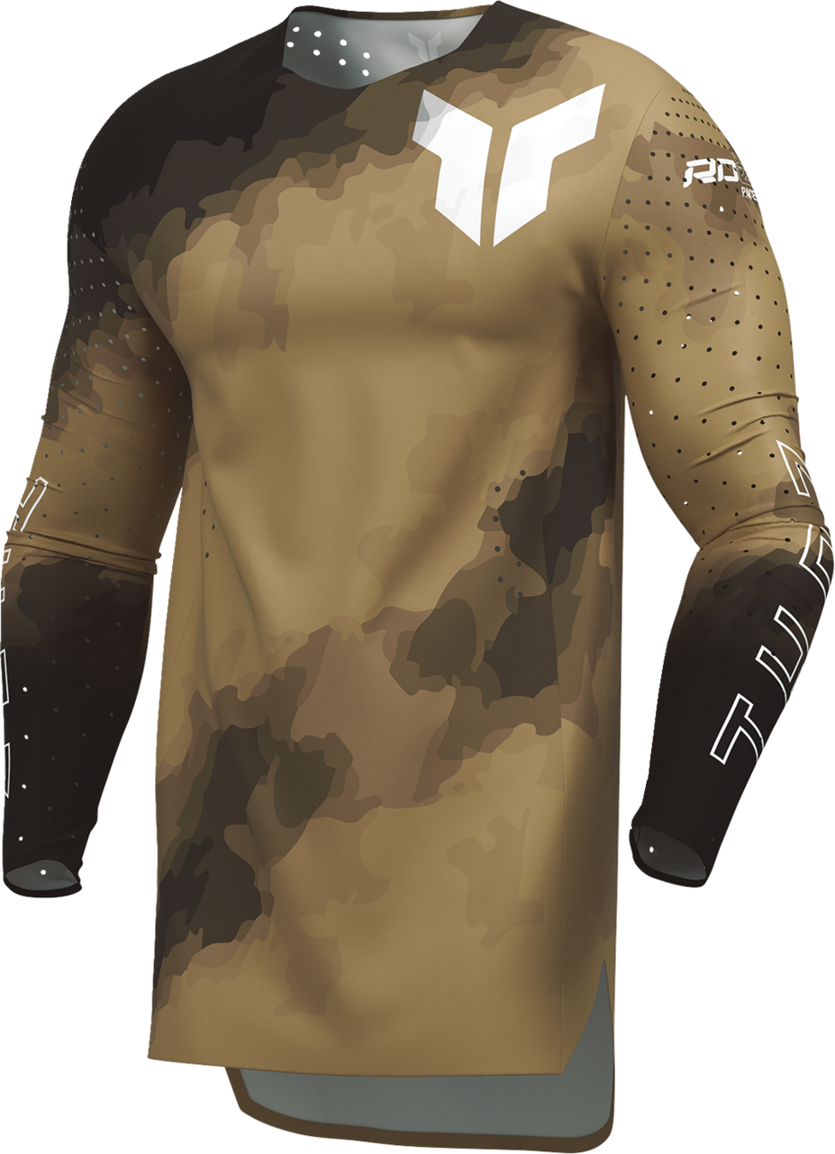 THOR Sportmode Carbon Jersey - Black/Copper - XL 2910-8740