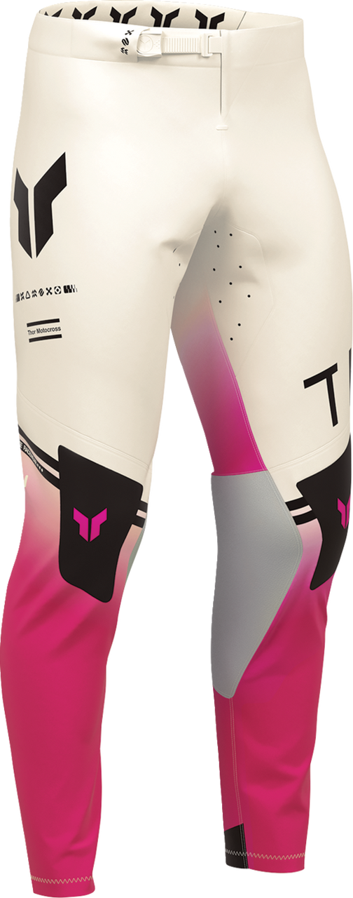 THOR Sportmode Geo Pants - Vintage White/Pink - US 34 2901-12829