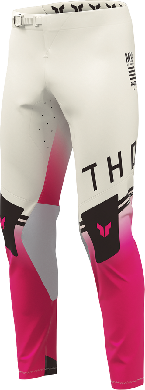 THOR Sportmode Geo Pants - Vintage White/Pink - US 32 2901-12827