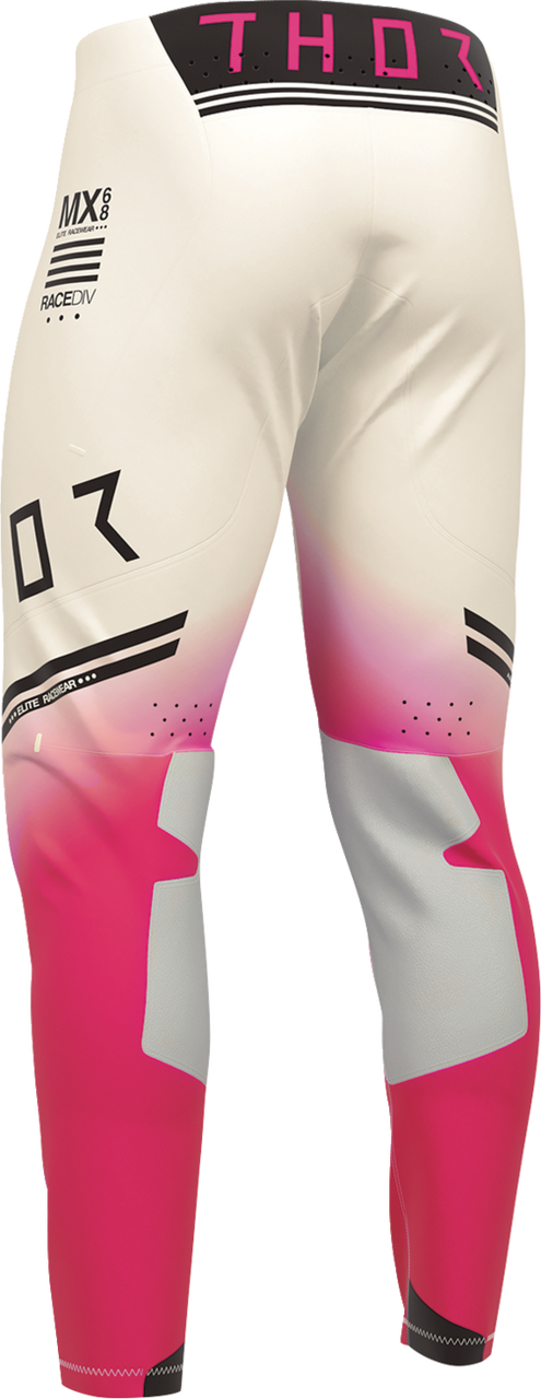 THOR Sportmode Geo Pants - Vintage White/Pink - US 32 2901-12827