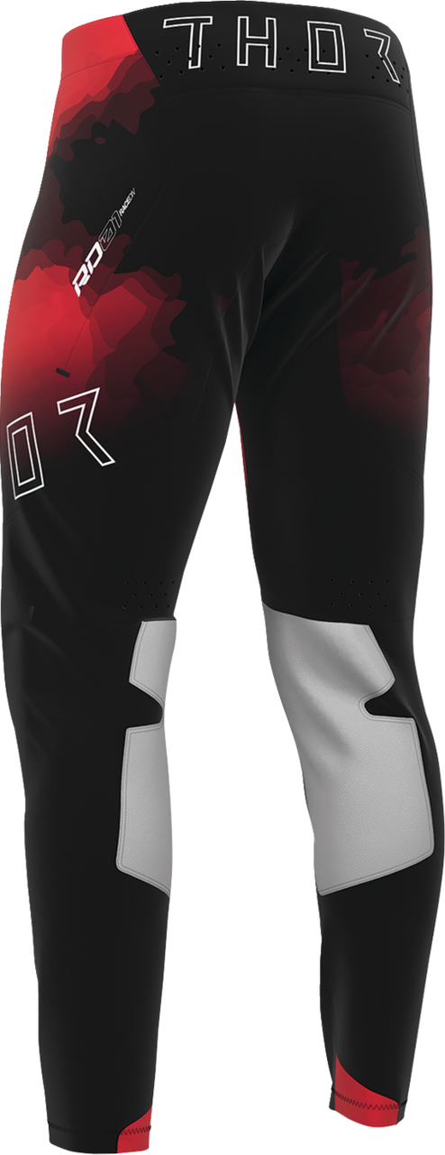 THOR Sportmode Carbon Pants - Black/Red - US 28 2901-12769