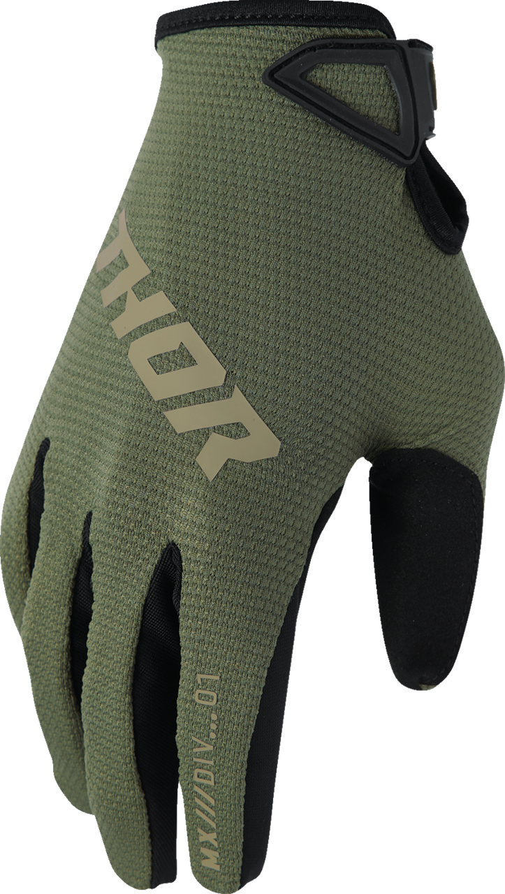 THOR Youth Ridemode Static Gloves - Camo - Large 3332-1937