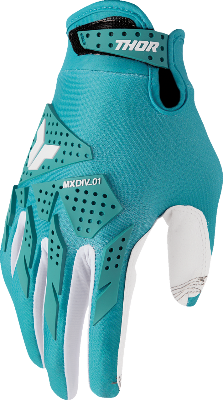 THOR Women's Launchmode XP Gloves - Aqua - Medium 3331-0293