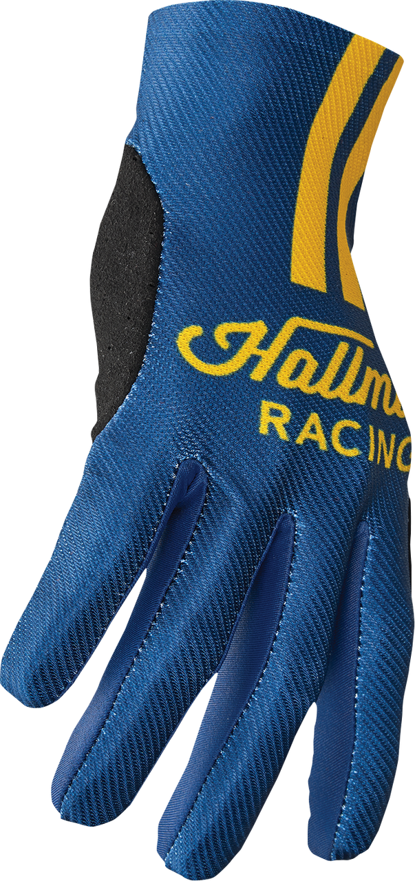 THOR Mainstay Gloves - Roosted - Navy/Lemon - Medium 3330-7305
