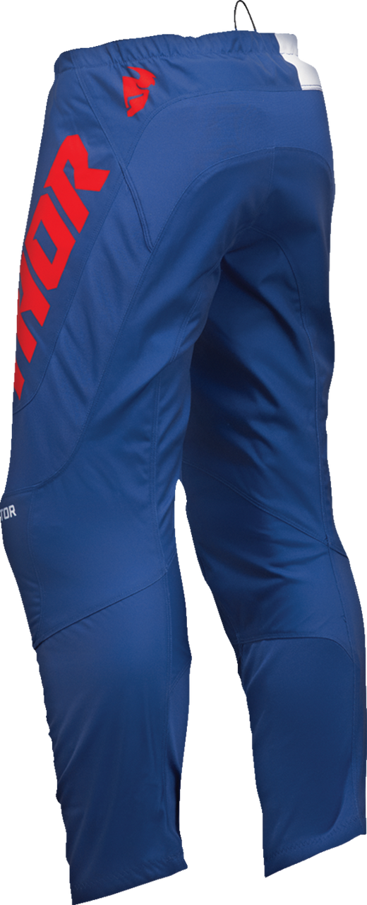 THOR Youth Sector Checker Pants - Navy/Red - US 26 2903-2443