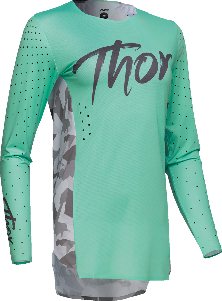 THOR Women's Sportmode Shadow Jersey - Teal - Large 2911-0323