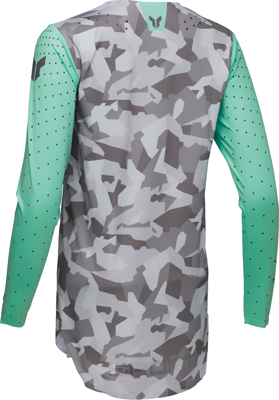 THOR Women's Sportmode Shadow Jersey - Teal - Large 2911-0323