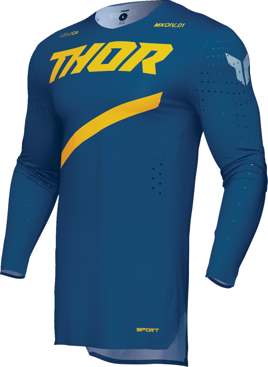 THOR Sportmode Brave Jersey - Blue - Medium 2910-8095