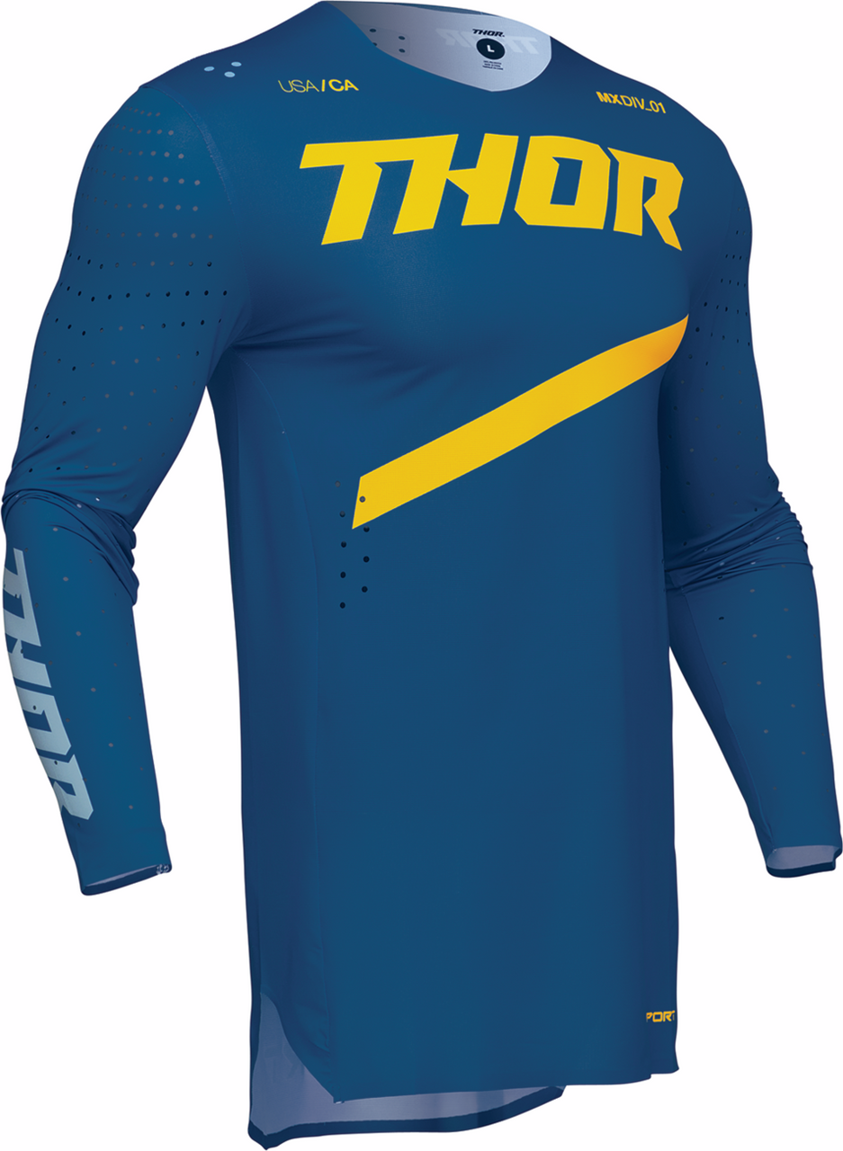 THOR Sportmode Brave Jersey - Blue - Small 2910-8094