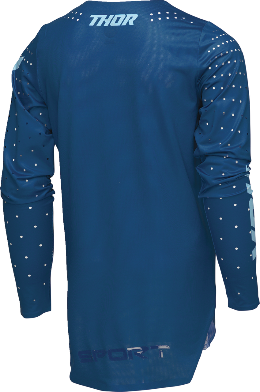 THOR Youth Sportmode Brave Jersey - Blue - Medium 2912-2536