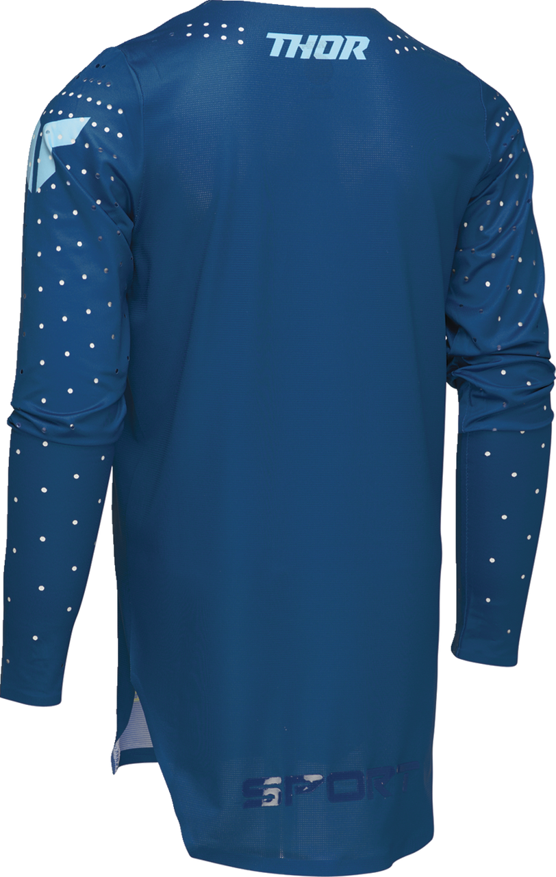 THOR Youth Sportmode Brave Jersey - Blue - Medium 2912-2536
