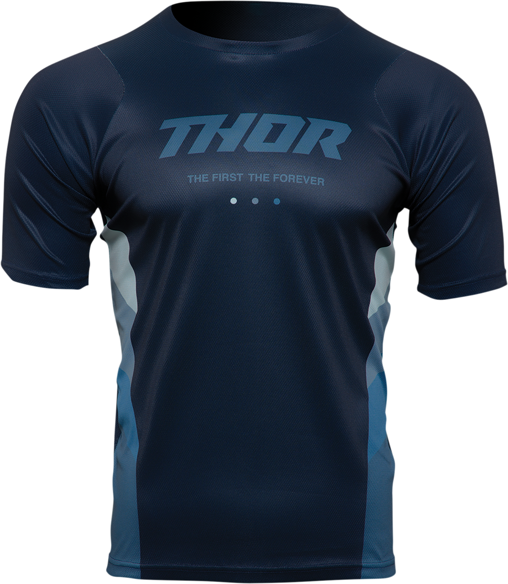 THOR Assist React Short-Sleeve Jersey - Midnight/Teal - 2XL 5120-0185