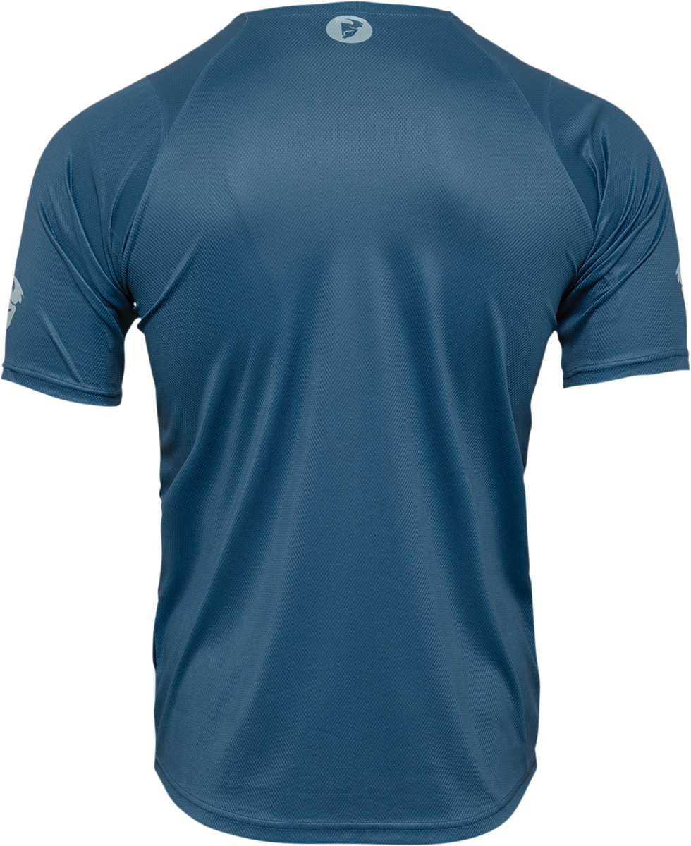 THOR Assist Shiver Short-Sleeve Jersey - Teal/Midnight - Small 5120-0163
