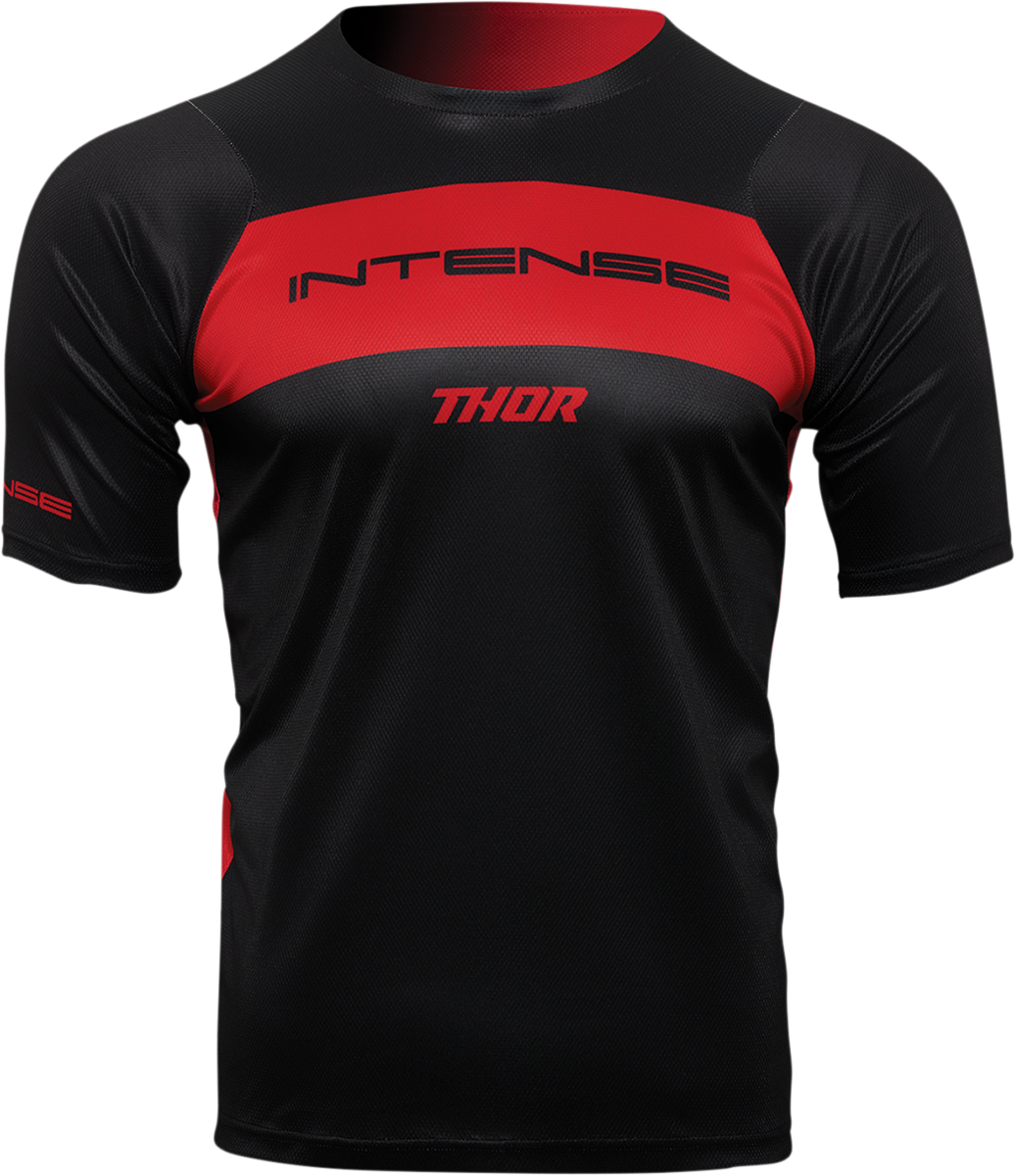 THOR Intense Assist Dart Short-Sleeve Jersey - Black/Red - 2XL 5120-0155
