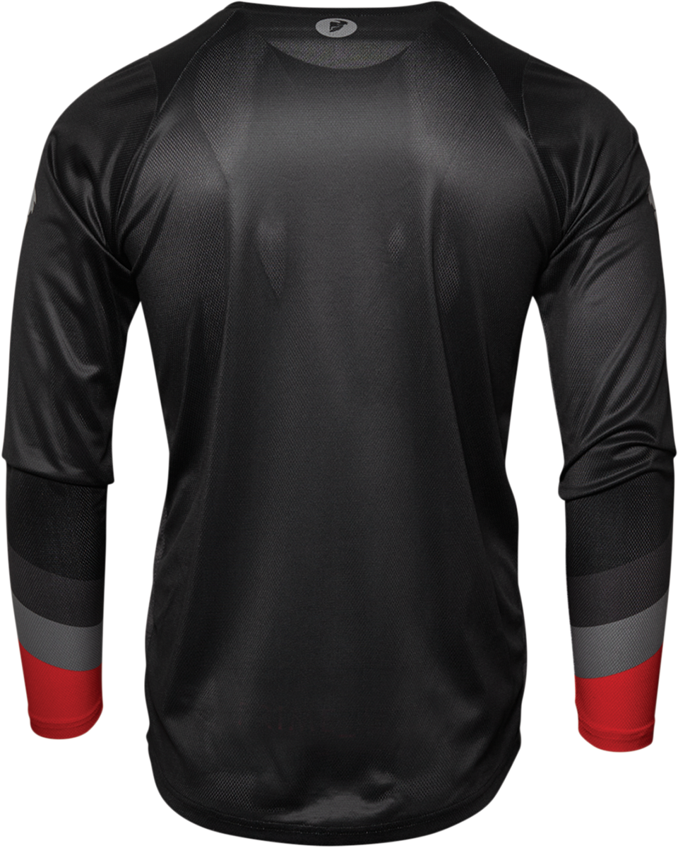THOR Assist Long-Sleeve Jersey - Black/Heather Gray - Medium 5120-0052