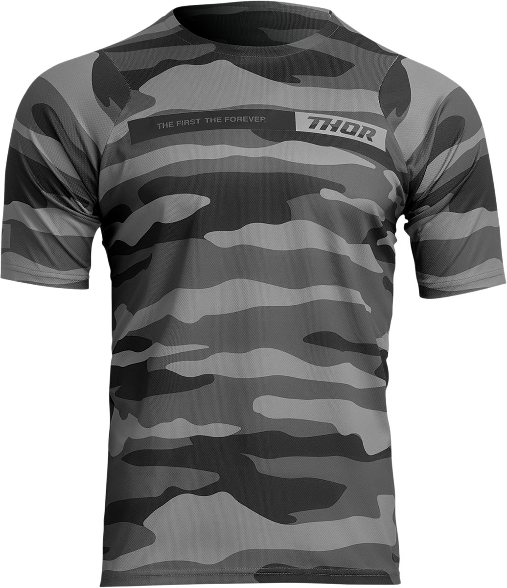 THOR Assist Short-Sleeve Jersey - Camo Dark Gray - XL 5020-0029