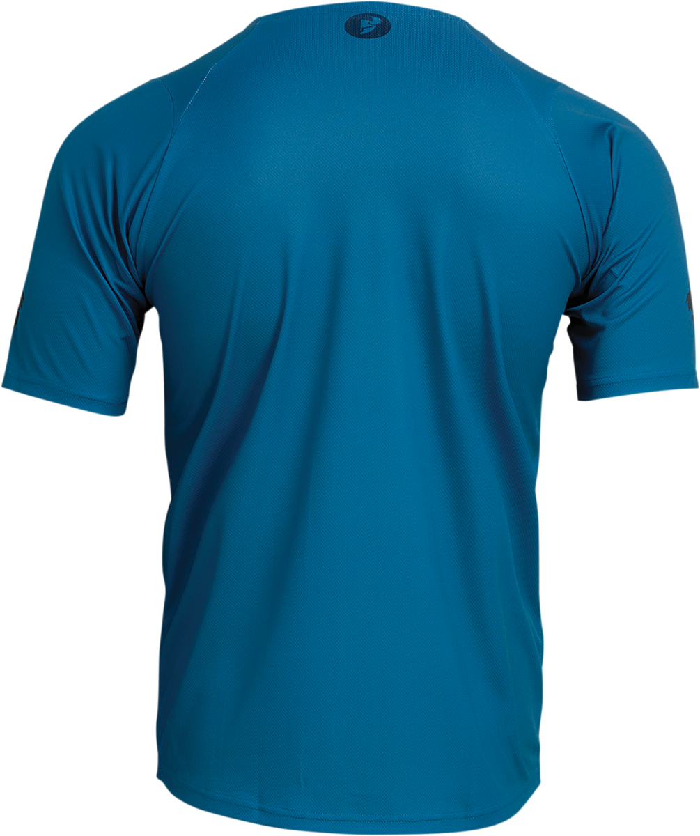 THOR Assist Caliber Short-Sleeve Jersey - Teal - Small 5020-0014