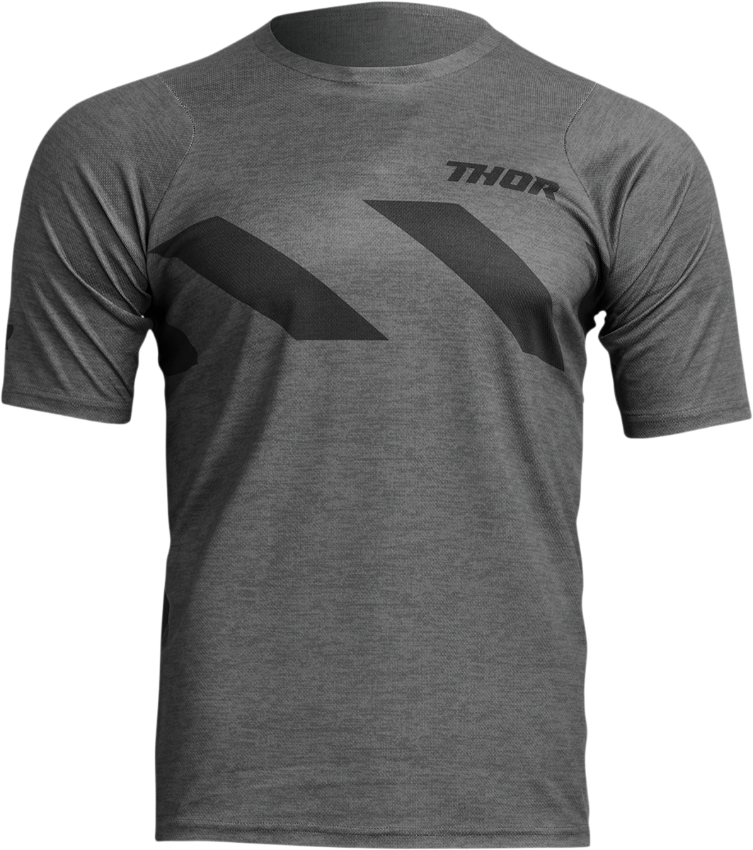 THOR Assist Hazard Short-Sleeve Jersey - Charcoal/Heather - Large 5020-0010
