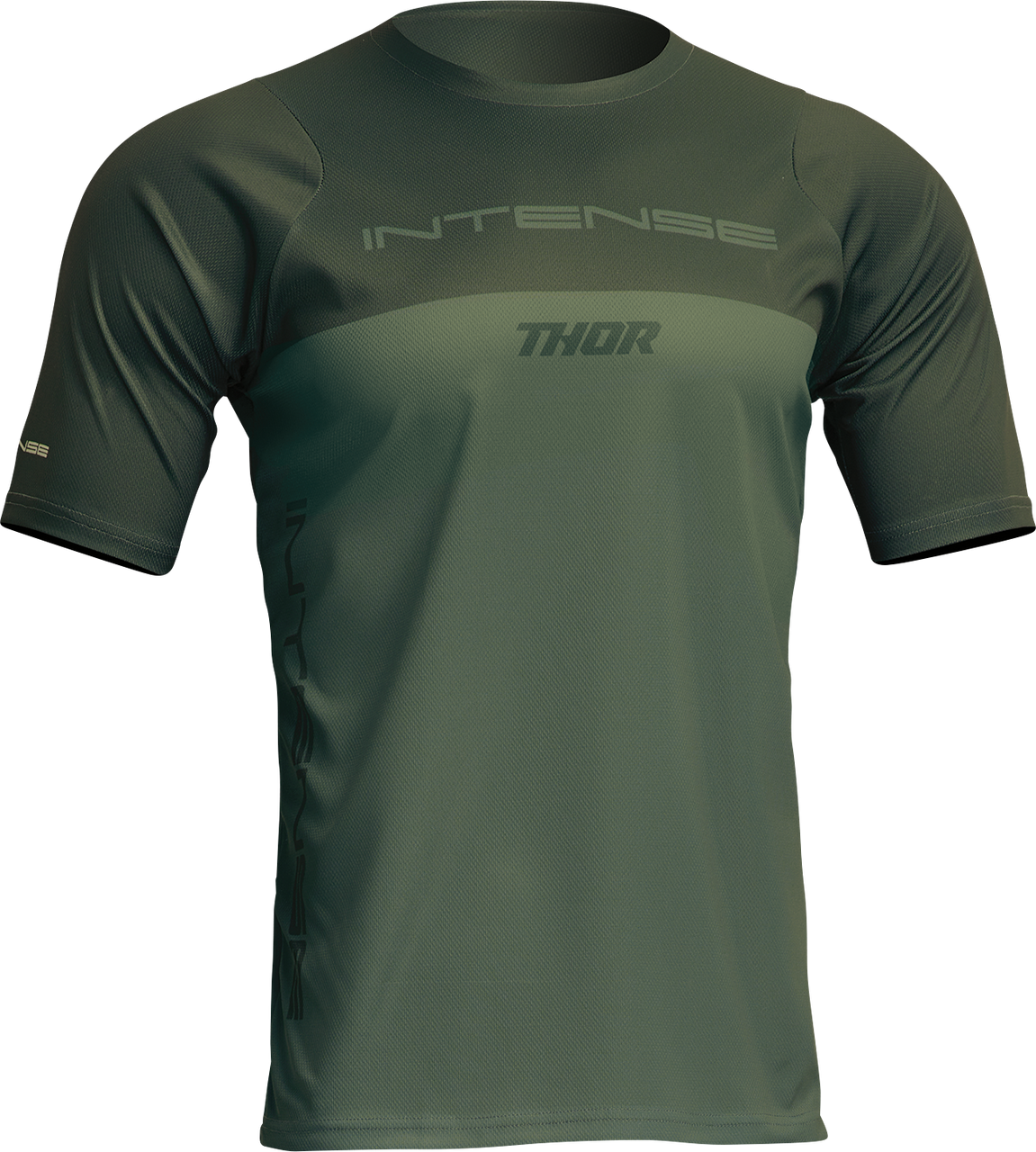 THOR Intense Assist Censis Short-Sleeve Jersey - Forest Green - Medium 5020-0212