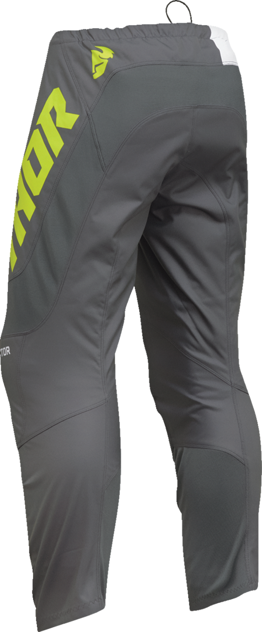 THOR Youth Sector Checker Pants - Gray/Acid - US 26 2903-2437