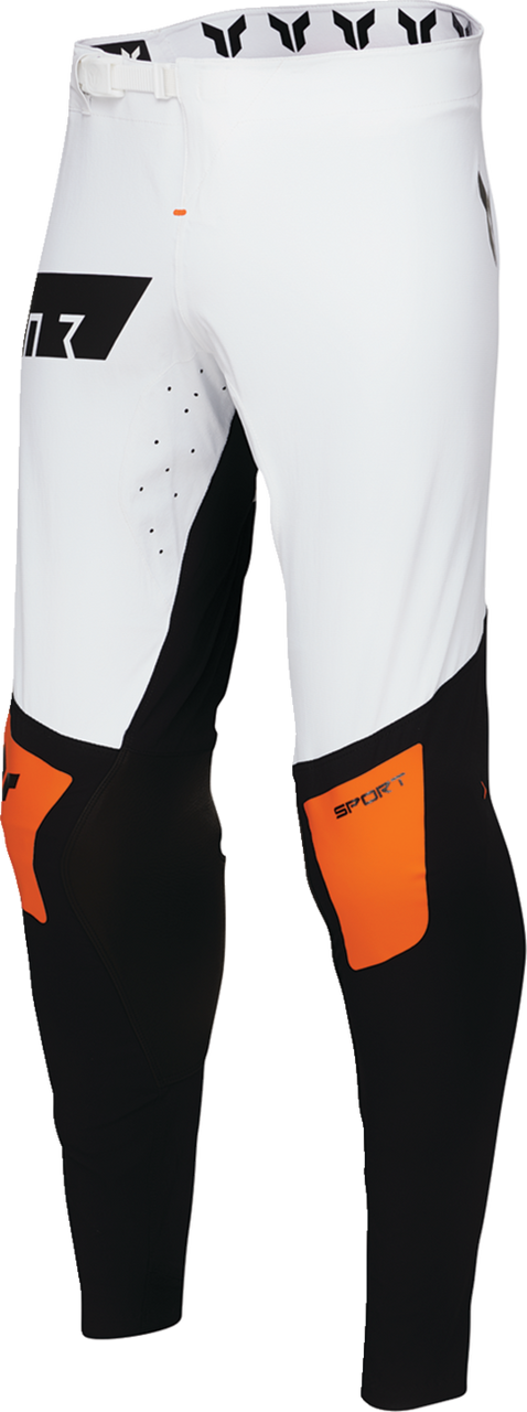 THOR Sportmode Rogue Pants White/Orange - US 38 2901-11883