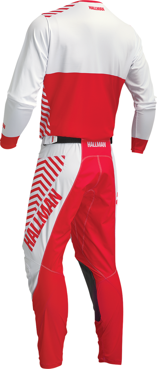 THOR Differ Slice Jersey - White/Red - Large 2910-7135